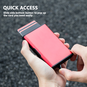 RFID Blocking <b>Card</b> <b>Holder</b> <b>Wallet</b> With Money Clip Slim Secure and Crush Resistant Minimalist Money Clip <b>for</b> Coin Key U Disk - Product Image 2