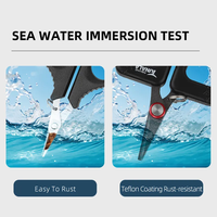 Nouvelle ligne de pêche tressée TUNALA NE-106 multifonctionnelle de 3,4 pouces en acier inoxydable rouge/bleu, écologique, pour la pêche en eau salée