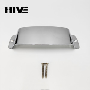 Housse de protection pour pont de <span class=keywords><strong>guitare</strong></span> basse PB JB, étui de protection pour basse électrique en or, argent et noir, vente directe d'usine - Product Image 3