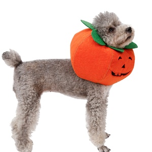 Vêtements pour animaux de compagnie très demandés, tenue d'Halloween réglable et pliable pour animaux de compagnie, costume de <span class=keywords><strong>chien</strong></span> au design mignon et original en forme de <span class=keywords><strong>citrouille</strong></span> - Product Image 4