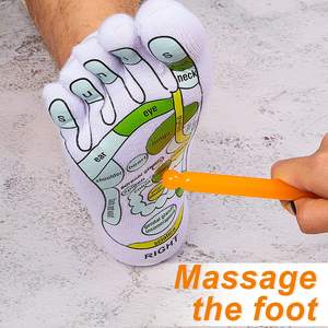 Medicina Tradicional China, Terapia de Puntos de Acupuntura, SPA para Pies, Masaje, Calcetines de Reflexología - Product Image 6