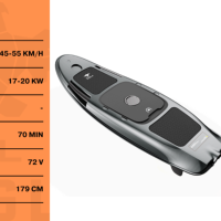 Planche de surf professionnelle en fibre de carbone, planche aquatique à essence, jetsurf à essence pour le surf en mer, Digital Eagle VY001