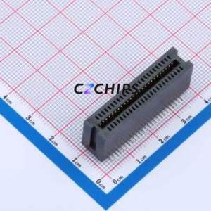 HEV50LP03BK Gold Finger Connector SMD,P=1.27mm Connector ( Connector Type: EDGE SLOT )( Pitch: 1.27mm )( Total PIN Count: 50P ) - Product Image 1