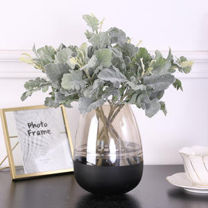 ใบมีดเก๊กฮวยเงินคุณภาพสูง,ปลูกด้วยมือปลูกพืชมิลเลอร์มีฝุ่นสีเขียวปลอม - Product Image 5