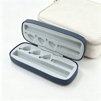 Étui de voyage portable pour stylo, boîte de rangement médicale en PU rigide avec insert en mousse personnalisé pour stylo à insuline