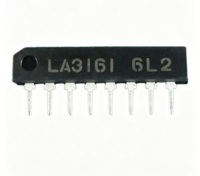 Amplificateur de puissance audio monocanal authentique LA3161 SIP8 Sanyo pour autoradio stéréo, puce d'amplificateur sonore