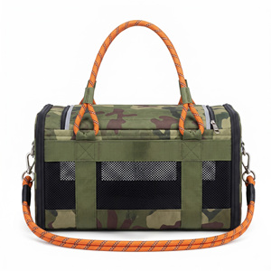 Zaino Trasportino Pieghevole Portatile Traspirante in Oxford con Cerniera <span class=keywords><strong>per</strong></span> Animali Domestici, <span class=keywords><strong>per</strong></span> Escursioni, Campeggio, <span class=keywords><strong>Bicicletta</strong></span>, <span class=keywords><strong>Cesto</strong></span> da Viaggio <span class=keywords><strong>per</strong></span> Gatti e Cani - Product Image 2