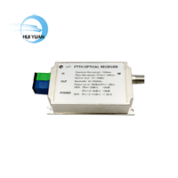 Bande passante de routeur de nœud actif 47-1008MHz récepteur de fibre optique CATV FTTH GPON WDM 1550nm IP TCP SDK POE GPRS 4G 3G GSM unique