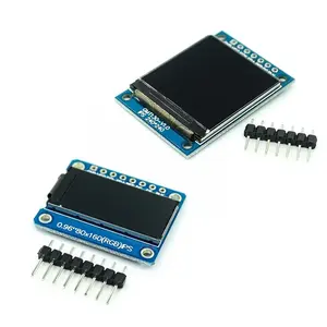 Tela tft 0.96 / 1.3 polegadas ips 7p spi hd 65k, módulo lcd de cor completa st7735 drive ic 80*160 (não oled)