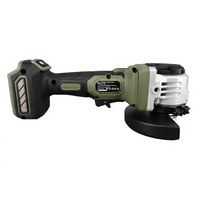 Meuleuse d'angle sans fil à entraînement direct, moteur sans balais lithium-ion industriel portable 1050W, vitesse variable, interrupteur à palette 125mm