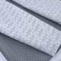 Tissu en polyester tissé de poids moyen, doux et durable, pour ameublement, respirant, en rouleau, à motif imprimé, tricoté chaîne