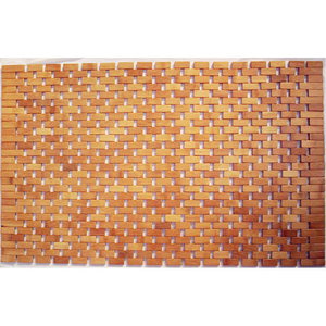 Bamboe Mat Antislip Mat Vloermat Multi-Size Logo Ontworpen Bamboe Badkamer En Keuken Bamboe Waterdichte Woondecoratie