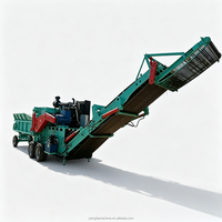 Broyeur à bois mobile diesel modèle 1000, capacité 8t/h, diamètre max. 25cm, haute productivité pour bûches, branches, déchets de bois