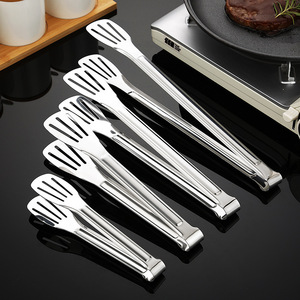 C224 Langlebige Küchen utensilien aus Edelstahl Set Anti-Hot BBQ Tools mit Muster Lebensmittel zange Brot Riemen Küche Bäckerei Verwendung - Product Image 3