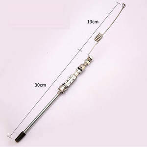 <span class=keywords><strong>Canne</strong></span> à pêche sur glace avec fonction de levage automatique <span class=keywords><strong>Support</strong></span> à ressort en acier inoxydable avec prise pour mini poteau de mer d'eau douce - Product Image 2