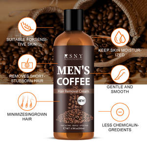 RSNY 200ml Crème d'épilation pour hommes Emballage anglais Ingrédients chimiques ciblés par le <span class=keywords><strong>corps</strong></span> - Product Image 2