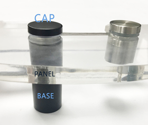 Thép Không Gỉ Dẫn Dấu Hiệu Standoffs Quảng Cáo Cố Định Vít Kính Standoff <span class=keywords><strong>Pin</strong></span> - Product Image 6