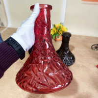 Bol en silicone multicolore pour narguilé, bouteille et fond en verre coloré Accessoires pour narguilé