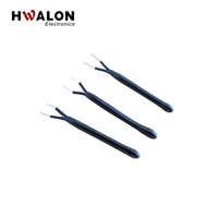 Sensor Termistor NTC Suhu Tinggi 10K 103 B3950 30mm Resin Epoksi untuk Pengontrol Suhu Mesin Pengering Pakaian