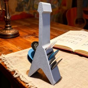 3D Printing Guitar Pick Holder Mini Guitar Shape Storage Storage Display Funny <b>Gift</b> for Music Lover Player Guitarist Accessories - Product Image 5