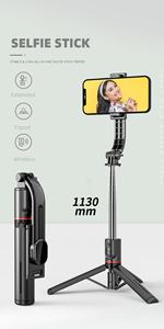 ไม้เซลฟี่ยาว1.16ม. พร้อมไฟเติมสองชั้นที่วางโทรศัพท์มือถือขาตั้งกล้อ<span class=keywords><strong>ง</strong></span>พร้อมที่ยึดสำหรับสมาร์ทโฟน - Product Image 3