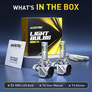 Bombillas LED AUXITO A1ULTRA 9005 6500K 9V 32V para faros delanteros, blancas, 6000lm, 40W, súper brillantes, juego de faros con CAN bus - Product Image 2