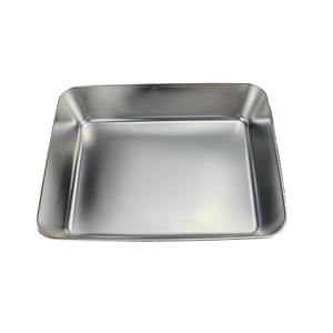 Plateau <span class=keywords><strong>plat</strong></span> profond en acier inoxydable 304 Rectangle <span class=keywords><strong>Tiramisu</strong></span> plateau alimentaire <span class=keywords><strong>plat</strong></span> et assiette durables <span class=keywords><strong>pour</strong></span> la cuisson et le service - Product Image 5