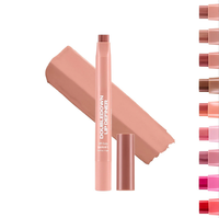 Crayon à lèvres double embout haute pigmentation, waterproof, anti-transfert, fini mat, personnalisable avec logo