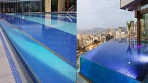 ระบบสระว่ายน้ำอะคริลิคแบบแยกส่วนเกรดพาณิชย์แบบสปาหรูติดผนังคริสตัลแบบครบวงจร - Product Image 3