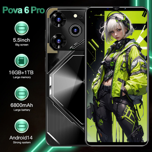 OEM POVA 6 Pro Android Phone Cheap Unlocked Smartphones Celulares New Condition Original <strong>Cellphones</strong> - Product Image 2