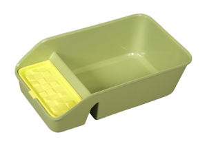 Inodoro para gatos personalizado de alta calidad, caja de arena semicerrada para gatos, caja de arena duradera para gatitos, función antisalpicaduras, mascota automática - Product Image 5