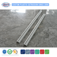 Profilé d'extrusion en PVC pour rail de rideau double, pour systèmes de rideaux de chambre d'hôtel