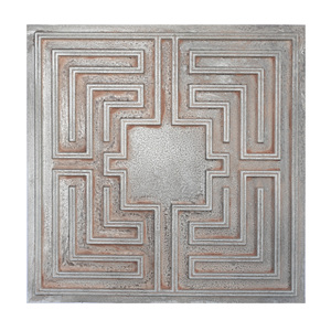 Mô Hình Cổ Điển Tin Trần Dễ Dàng Để Cài Đặt Tấm PVC pl25 Phong Sắt Trang Trí Nội Thất Bảng Điều Chỉnh Cho Phòng Tắm Khách Sạn Vuông - Product Image 1