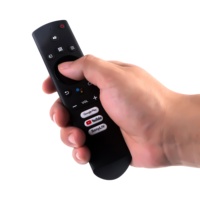 Télécommande sans fil BLE IR Learning pour boîtier Smart TV avec fonction vocale et 18 touches