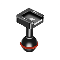 Adaptateur à rotule de 20mm pince NATO pour appareil photo reflex numérique, support pour moniteur, support de lumière, support pour téléphone