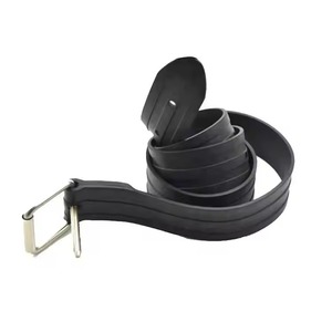 Ceinture de plongée lestée en caoutchouc noir, réglable, robuste, importée de Malaisie, idéale pour la plongée libre – Meilleure vente - Product Image 5