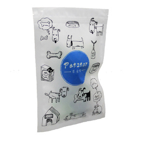 Sacs en plastique thermosoudés sur trois côtés de taille personnalisée, anti-odeur, pour aliments pour animaux de compagnie, friandises et sucettes - Product Image 3