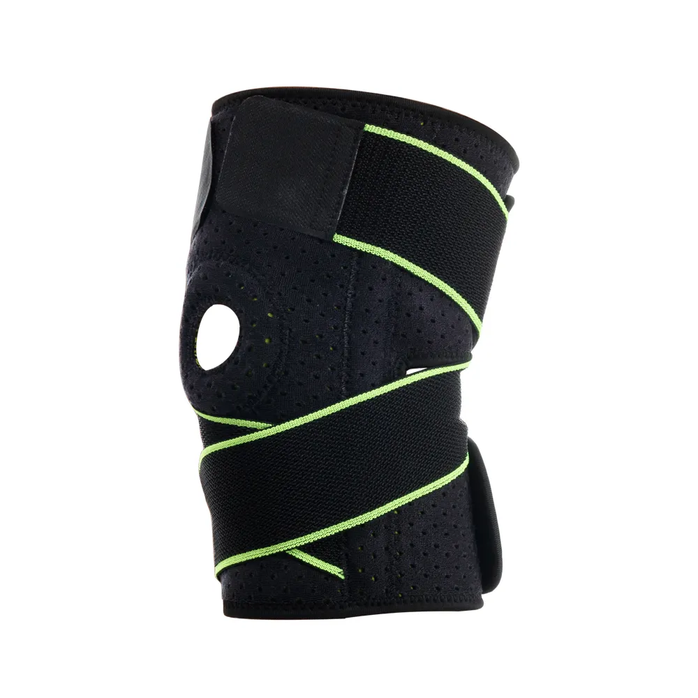 High elastic knee support wrap protective knee sleeve high compression knee brace