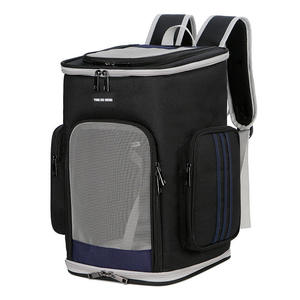<b>Cute</b> Dog Animal Luxury Pet Carrier Breathable Mesh Backpack Zipper Made Oxford Nylon for Small Animals Outdoor Travel Take-Out - Product Image 1