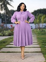 Robe de bureau professionnelle grande taille haut de gamme, élégante et confortable, avec double rangée de boutons
