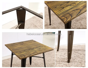 <span class=keywords><strong>Table</strong></span> basse de qualité supérieure cadre en métal bois industriel bois <span class=keywords><strong>table</strong></span> à manger en métal martelé <span class=keywords><strong>table</strong></span> basse en métal - Product Image 3