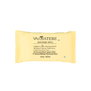Lingettes nettoyantes Vainature, 9 lingettes, mini format de poche, pour tous types de peau, formule K Beauty, lingettes démaquillantes - Product Image 2