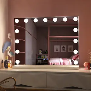 Intelligent Touch Switch Sensor Table Vanity Led illuminato spogliatoio trucco Make Up Hollywood Mirror