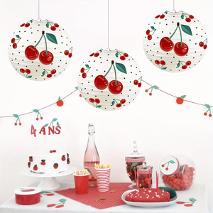 Trung Quốc Phong Cách Vòng Giấy Đèn Lồng Với Cherry Đèn Lồng In Ấn Nhà Máy Giá Cho Tình Yêu Phong Cách Đảng Và Lễ Hội Trang Trí - Product Image 5