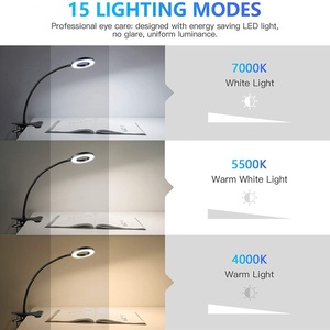 Factory Direct Portable Mini <b>USB</b> <b>LED</b> Desk Lamp Modern Design with Flexible Arm for Book Reading Magnification DC Power Supply - Product Image 3