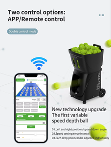 Machine à lancer des balles de <span class=keywords><strong>tennis</strong></span> automatique PT-<span class=keywords><strong>Mini</strong></span> Pro de haute qualité, durable, en ABS, portable, légère, <span class=keywords><strong>pour</strong></span> l'entraînement en intérieur et en extérieur - Product Image 5