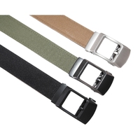 Ceinture tactique pour homme de qualité supérieure, personnalisable en couleur, avec boucle automatique, en toile résistante et robuste, pour les activités de plein air
