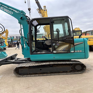 Excavatrice Kobelco SK60 multi-usages, godet de 0,24 m, profondeur de fouille de 4070 mm, poids opérationnel de 6 tonnes, moteur Yanmar, pompe. - Product Image 5