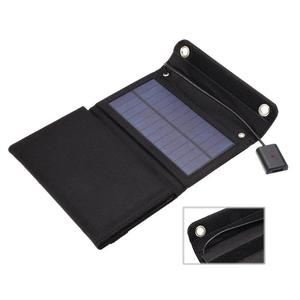 Vente directe d'usine Panneau <span class=keywords><strong>solaire</strong></span> pliable monocristallin en silicium portable 15W <span class=keywords><strong>Chargeur</strong></span> de téléphone portable USB pour le camping - Product Image 2