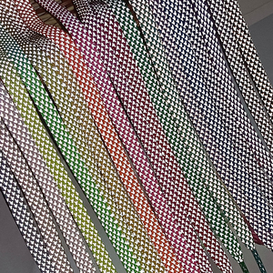 Lacets de chaussures plats en polyester réfléchissants 3M colorés et tendance pour baskets, lacets de chaussures <span class=keywords><strong>extra</strong></span> larges de 9 mm - Product Image 4